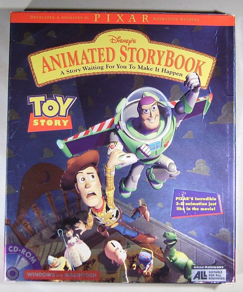 toy story animated story book